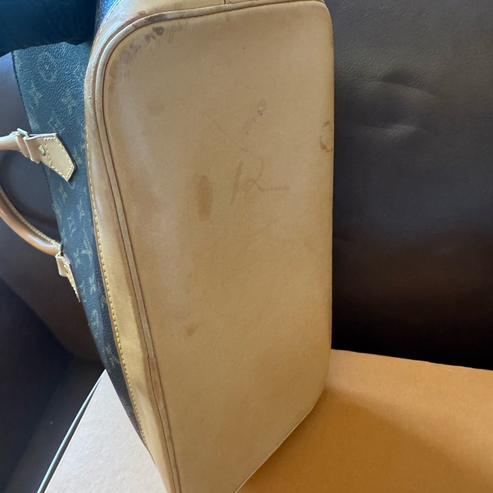 Louis Vuitton Black and Tan Women's Bag - Picture 5 of 7